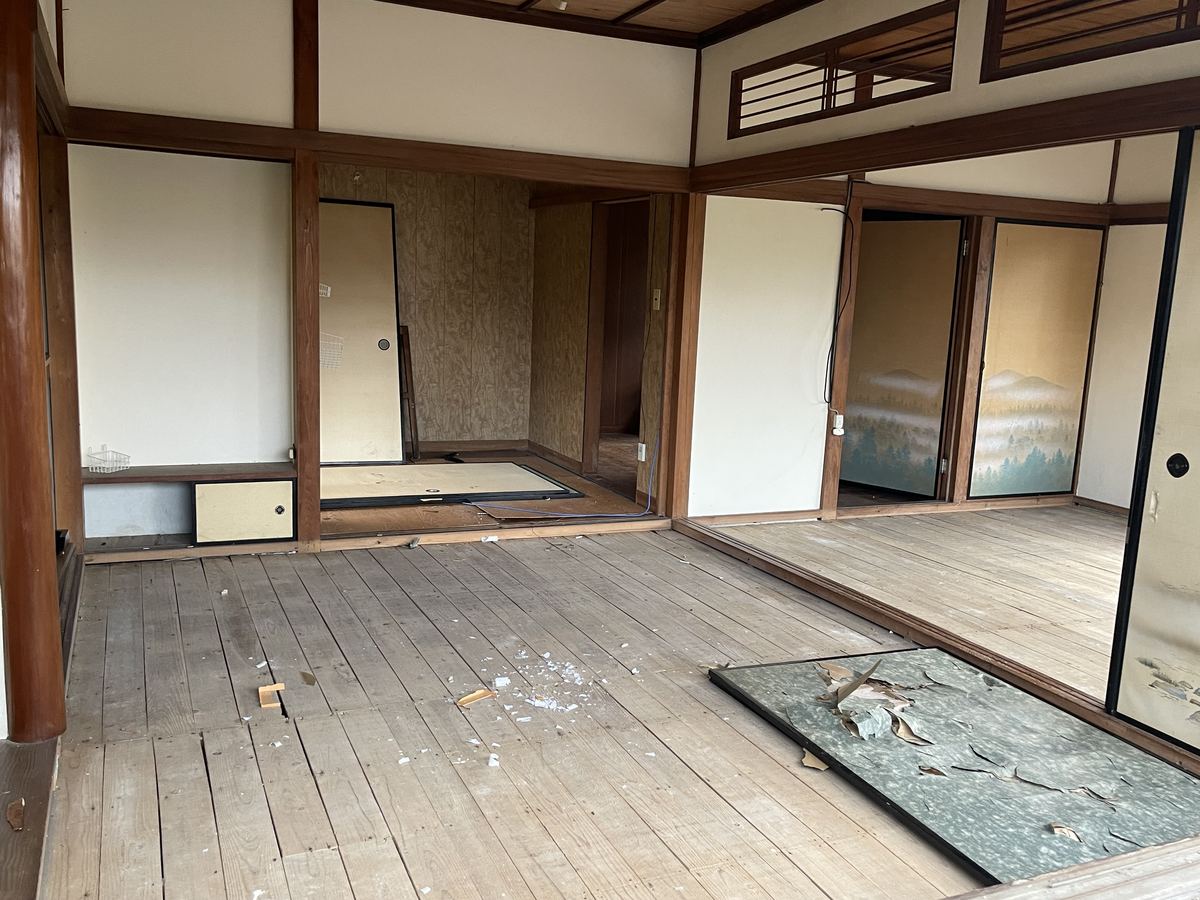 一軒家のリノベーション前
